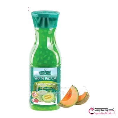 Sinh Tố GDF Dưa Lưới Xanh 1L, Chai 1L, thùng 12