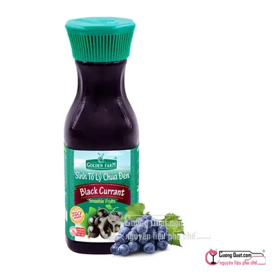 Sinh Tố GDF Lý Chua Đen 1L, Chai 1L, thùng 12