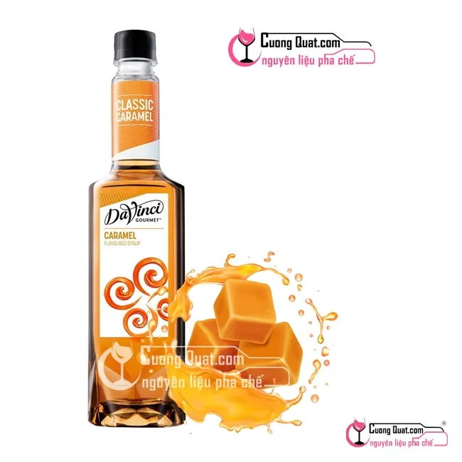 Siro Davinci Caramel 750ml, Chai 750ml, thùng 12