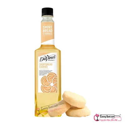 Siro Davinci Cookies 750ml, Chai 750ml, thùng 12