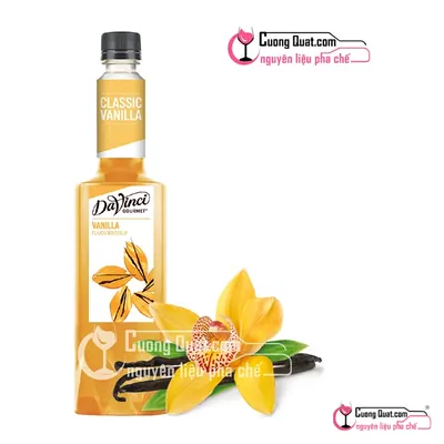 Siro Davinci Vanilla 750ml, Chai 750ml, thùng 12