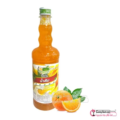 Siro Dingfong Cam 760ml, Chai 760ml, thùng 12