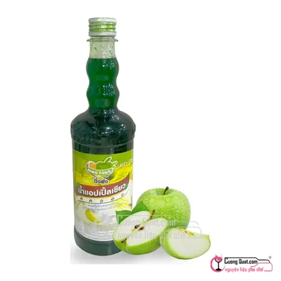 Siro Dingfong Táo 760ml, Chai 760ml, thùng 12