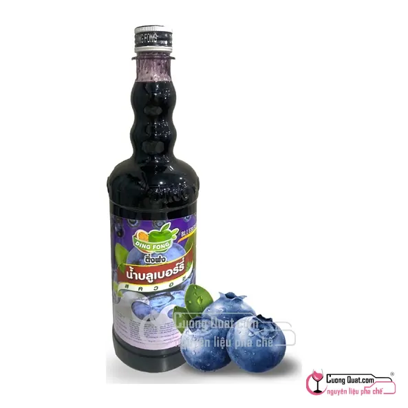 Siro Dingfong Việt Quất 760ml, Chai 760ml, thùng 12