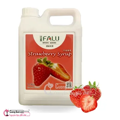 Siro Falu Dâu 2.5kg, Chai 2.5kg, thùng 6