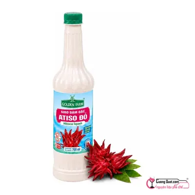 Siro GDF Atiso Đậm Đặc 700ml, Chai 700ml, thùng 12
