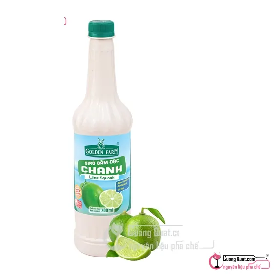 Siro GDF Chanh Đậm Đặc 700ml, Chai 700ml, thùng 12