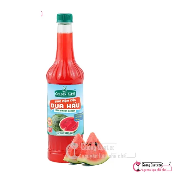 Siro GDF Dưa Hấu Đậm Đặc 700ml, Chai 700ml, thùng 12