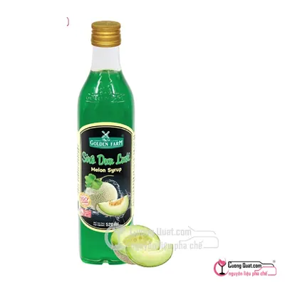 Siro GDF Dưa Lưới 520ml, Chai 520ml, thùng 12