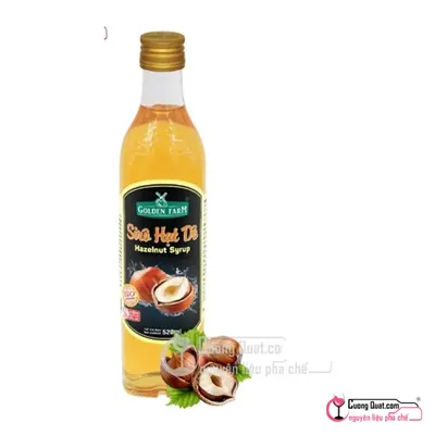 Siro GDF Hạt Dẻ 520ml, Chai 520ml, thùng 12
