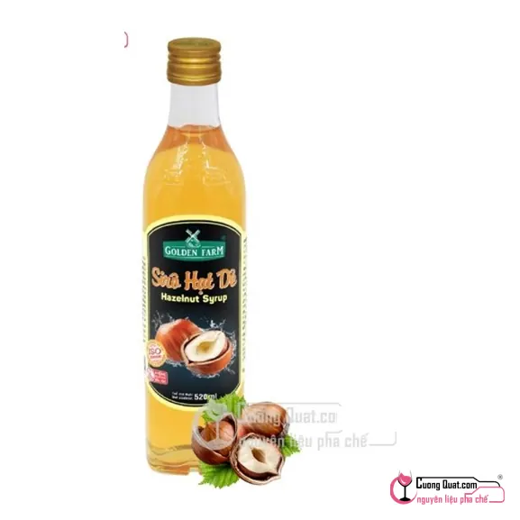 Siro GDF Hạt Dẻ 520ml, Chai 520ml, thùng 12