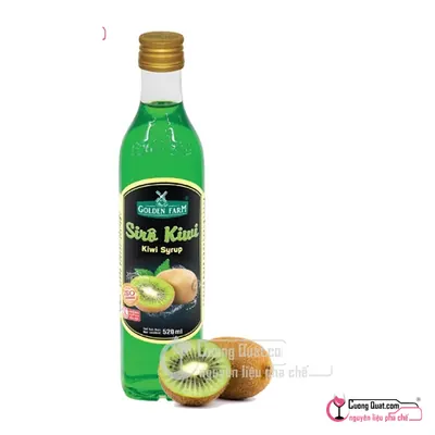 Siro GDF Kiwi 520ml, Chai 520ml, thùng 12