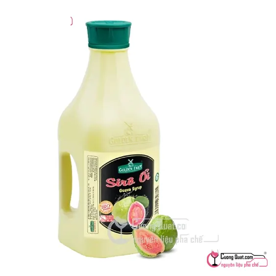 Siro GDF Ổi Hồng 2L, Chai 2L, thùng 6