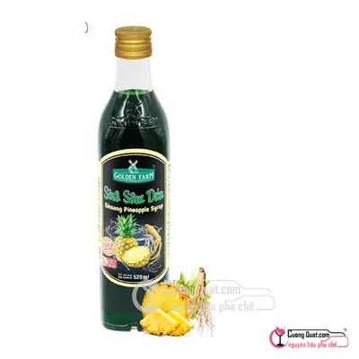 Siro GDF Sâm Dứa 520ml, Chai 520ml, thùng 12