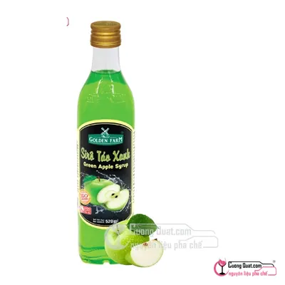 Siro GDF Táo 520ml, Chai 520ml, thùng 12