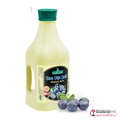 Siro GDF Việt Quất 2L, Chai 2L, thùng 6