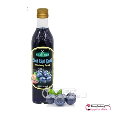 Siro GDF Việt Quất 520ml, Chai 520ml, thùng 12