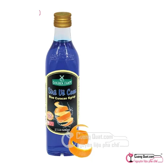 Siro GDF Vỏ Cam 520ml, Chai 520ml, thùng 12