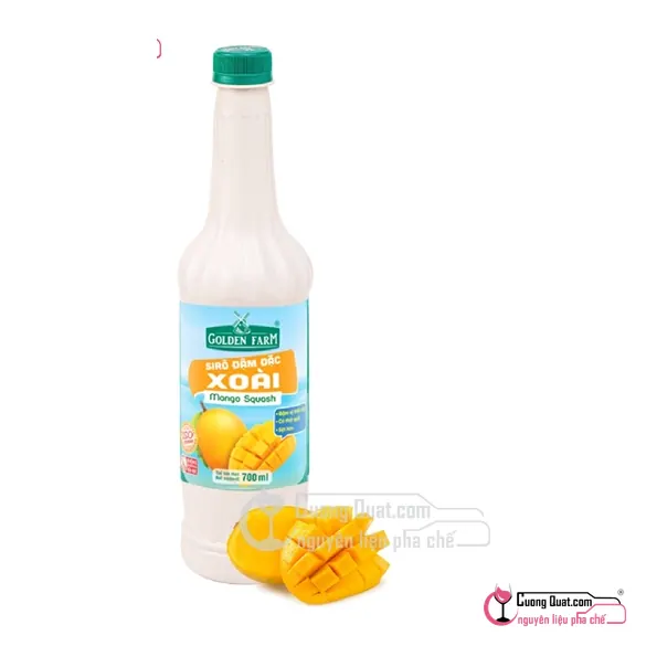 Siro GDF Xoài Đậm Đặc 700ml, Chai 700ml, thùng 12