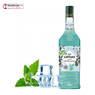 Siro Giffard Bạc Hà Trắng 1L, Chai 1L, thùng 6
