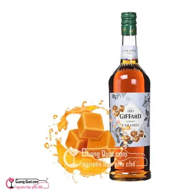 Siro Giffard Caramel 1L, Chai 1L, thùng 6