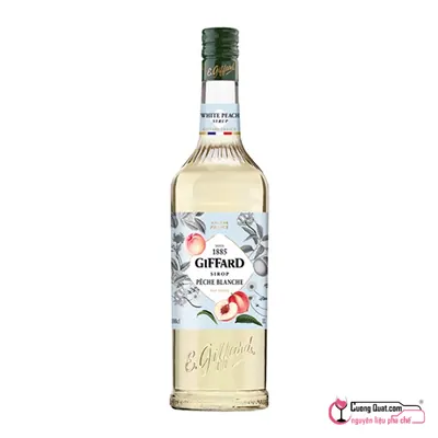Siro Giffard Đào Trắng 1L, Chai 1L, thùng 6