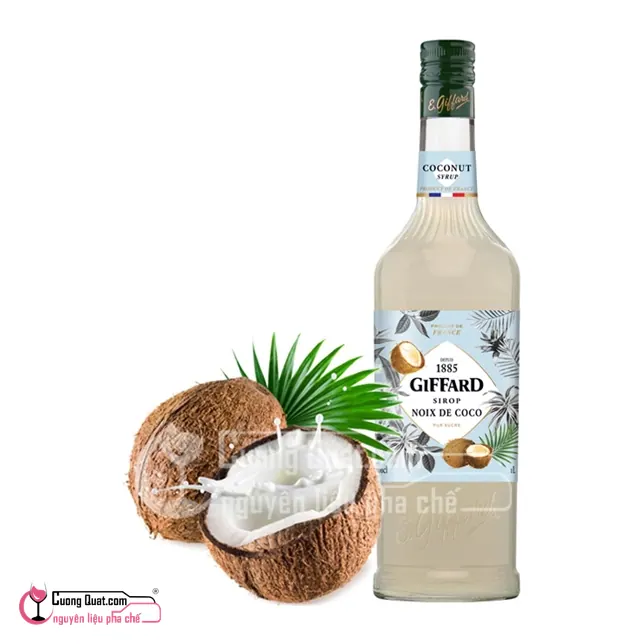 Siro Giffard Dừa 1L, Chai 1L, thùng 6