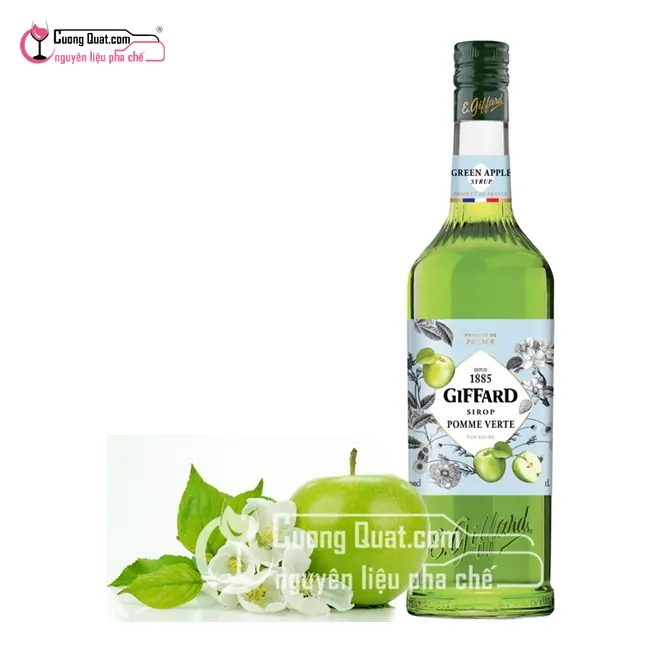Siro Giffard Táo Xanh 1L, Chai 1L, thùng 6