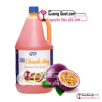 Siro GTP Chanh Dây 2.5kg, Chai 2.5kg, thùng 6