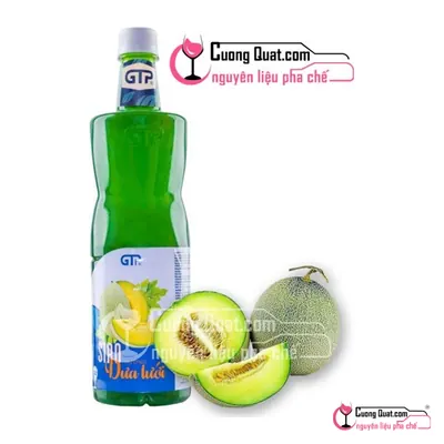 Siro GTP Dưa Lưới 1.3kg, Chai 1.3kg, thùng 12