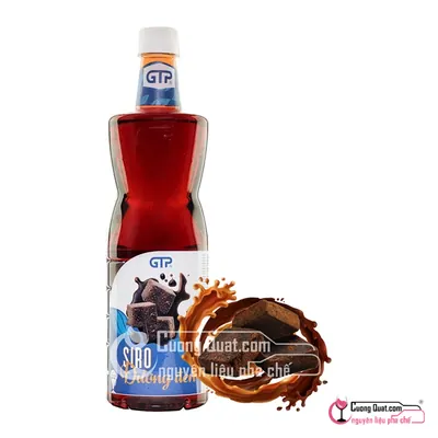 Siro GTP Đường Đen 1.3kg, Chai 1.3kg, thùng 12