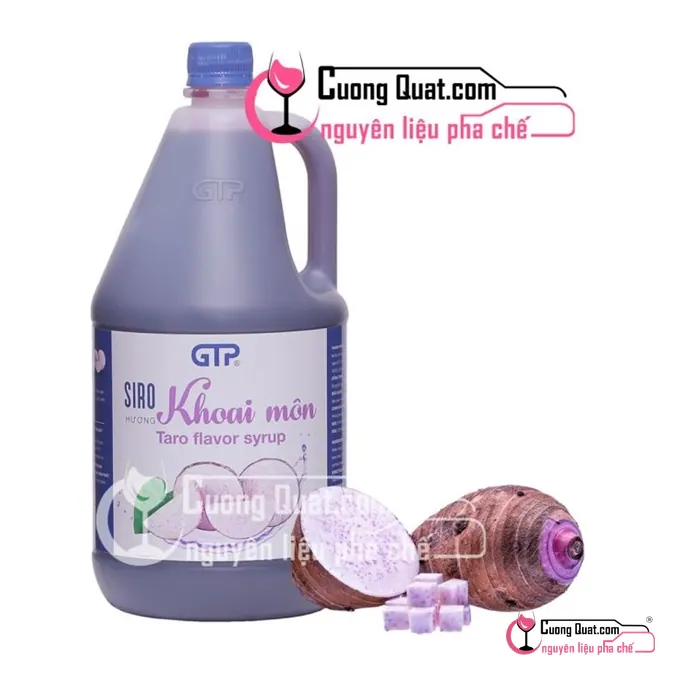 Siro GTP Khoai Môn 2.5kg, Chai 2.5kg, thùng 6
