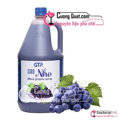 Siro GTP Nho 2.5kg, Chai 2.5kg, thùng 6