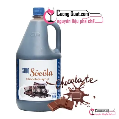 Siro GTP Socola 2.5kg, Chai 2.5kg, thùng 6