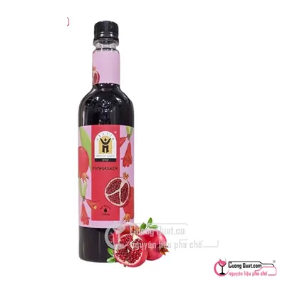 Siro Hestia Lựu Đỏ 750ml, Chai 750ml, thùng 6