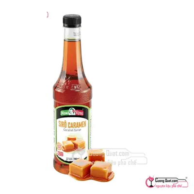 Siro Mama 700ml Caramel, Chai 700ml, thùng 12