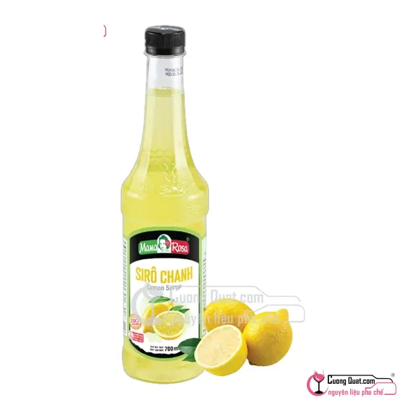 Siro Mama 700ml Chanh Vàng, Chai 700ml, thùng 12