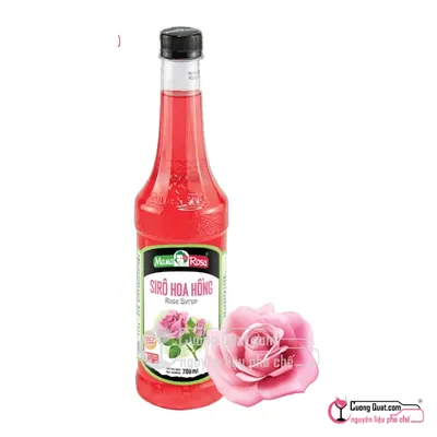 Siro Mama 700ml Hoa Hồng, Chai 700ml, thùng 12