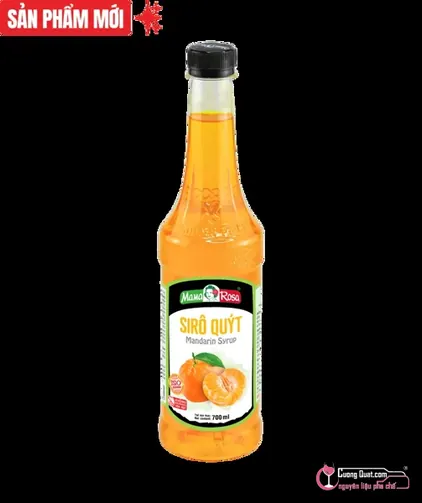 Siro Mama 700ml Quýt, Chai 700ml, thùng 12