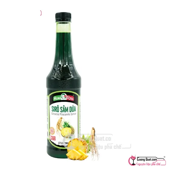 Siro Mama 700ml Sâm Dứa, Chai 700ml, thùng 12
