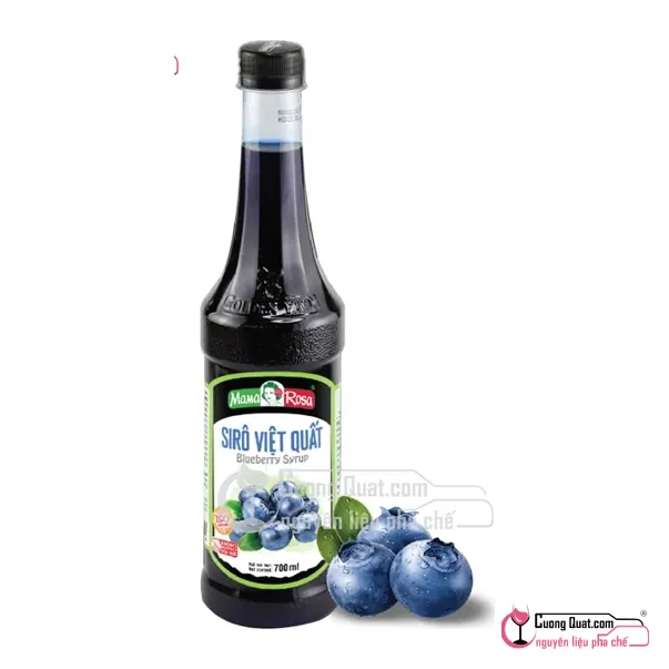Siro Mama 700ml Việt Quất, Chai 700ml, thùng 12
