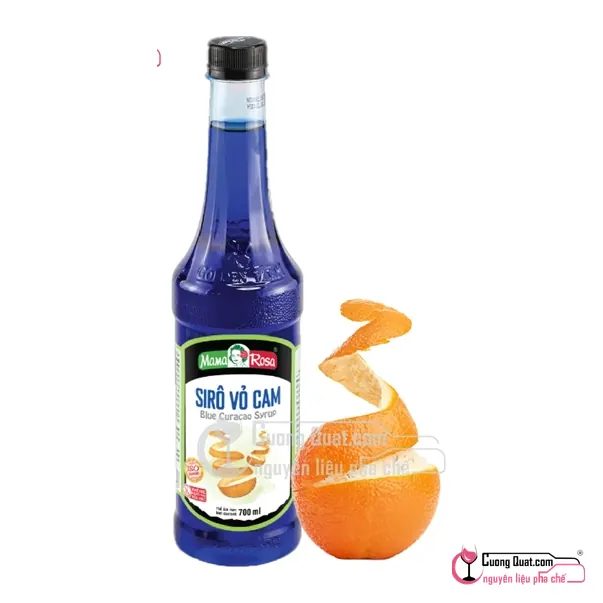 Siro Mama 700ml Vỏ Cam, Chai 700ml, thùng 12