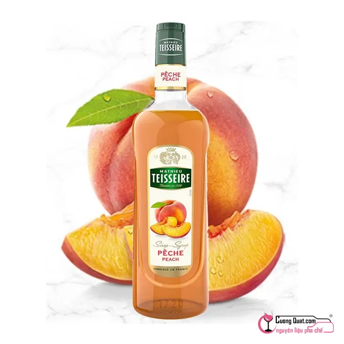 Teisseire Siro Đào 700ml, Chai 700ml, thùng 6