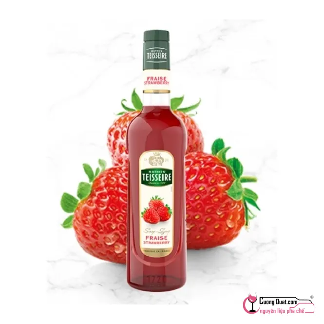 Teisseire Siro Dâu 700ml, Chai 700ml, thùng 6