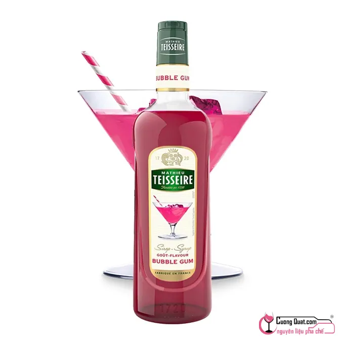 Teisseire Siro Gum 700ml, Chai 700ml, thùng 6
