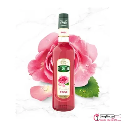 Teisseire Siro Hoa Hồng 700ml, Chai 700ml, thùng 6