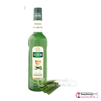 Teisseire Siro Lá Dứa 700ml, Chai 700ml, thùng 6