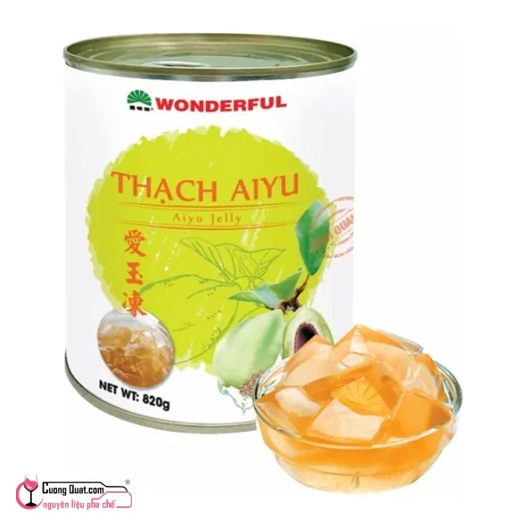 Thạch Aiyu Wonderful 820g, Hộp 820g, thùng 12