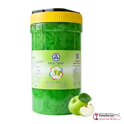 Thạch Dừa Douxian Táo Xanh 2.5kg, Hủ 2.5kg, thùng 6
