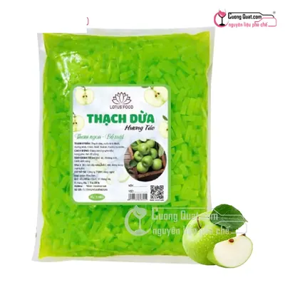 Thạch Dừa Lotus Táo 1.5kg, Gói 1.5kg, thùng 10